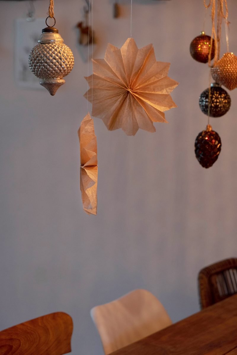 Papieren Ster Of Ornament Voor Kerst Diy Elsarblog