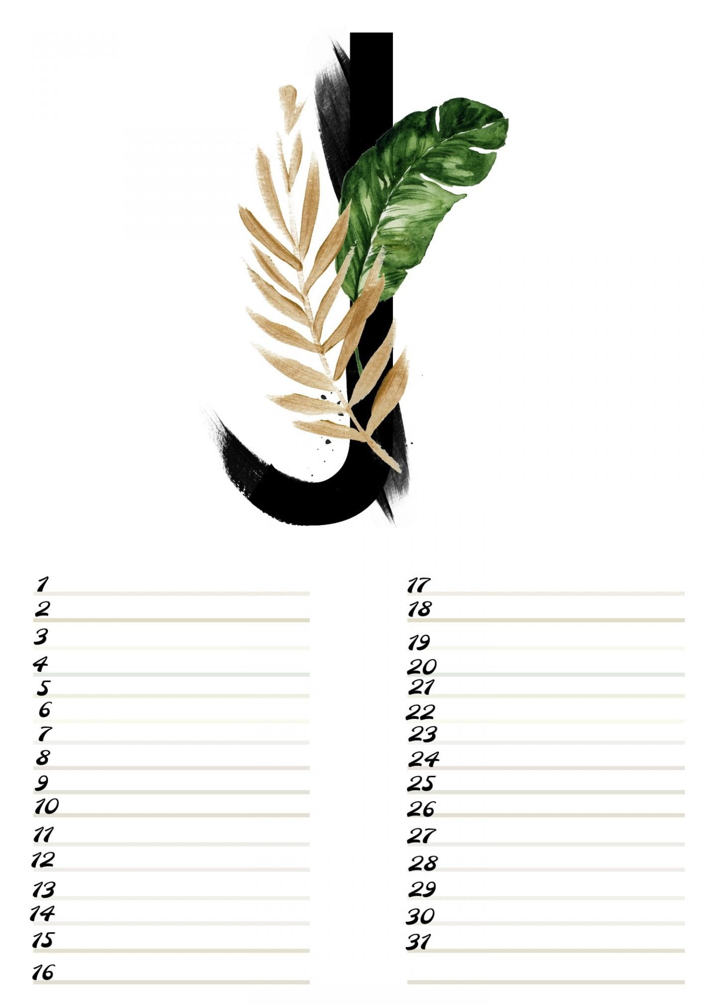 verjaardagskalender alfabet van Januari - Nr.1 – ElsaRblog
