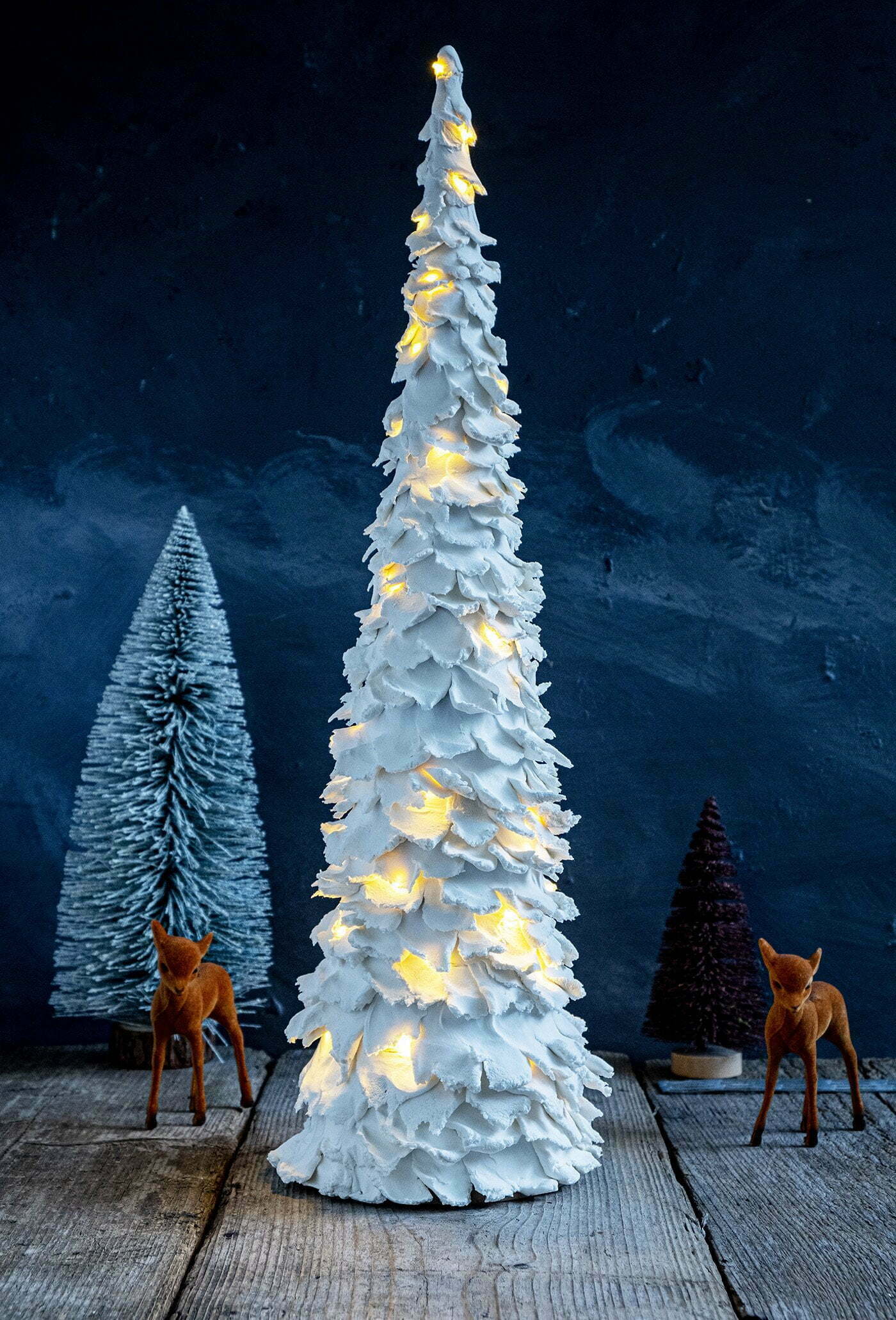 wol schedel wakker worden Kerstboom decoreren met boetseerklei en lichtjes – ElsaRblog